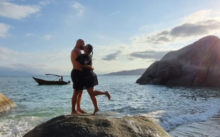 Sábado na Praia do Cação, Pôr do Sol na Praia Aguada e Leões Marinho