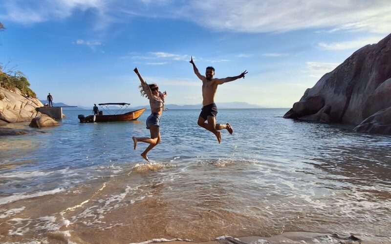 Para Finalizar o Domingo! Aquele Pôr do Sol na Praia do Cação