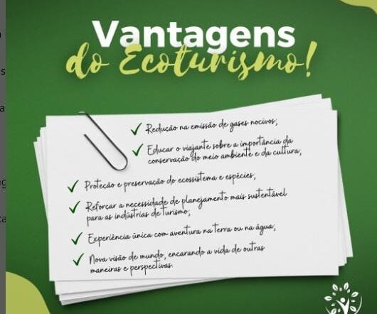 Vantagens do Ecoturismo