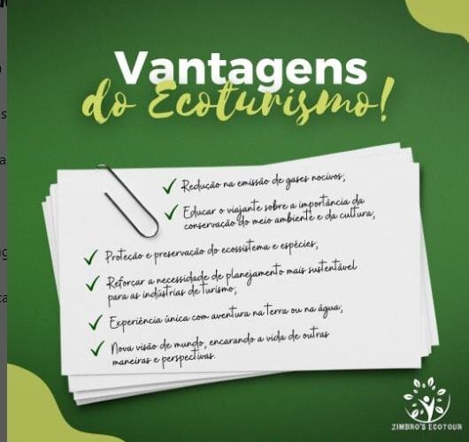 Vantagens do Ecoturismo