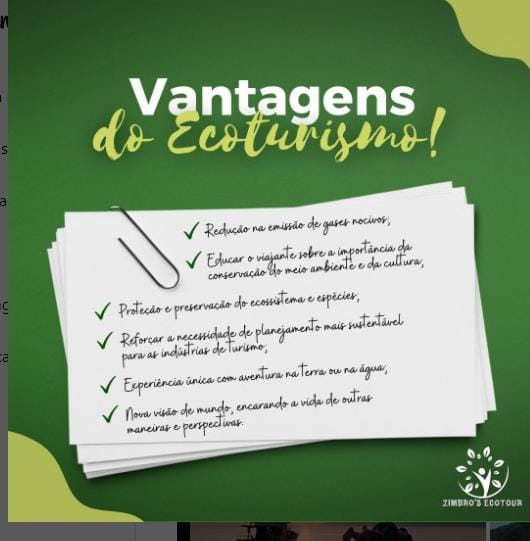 Vantagens do Ecoturismo