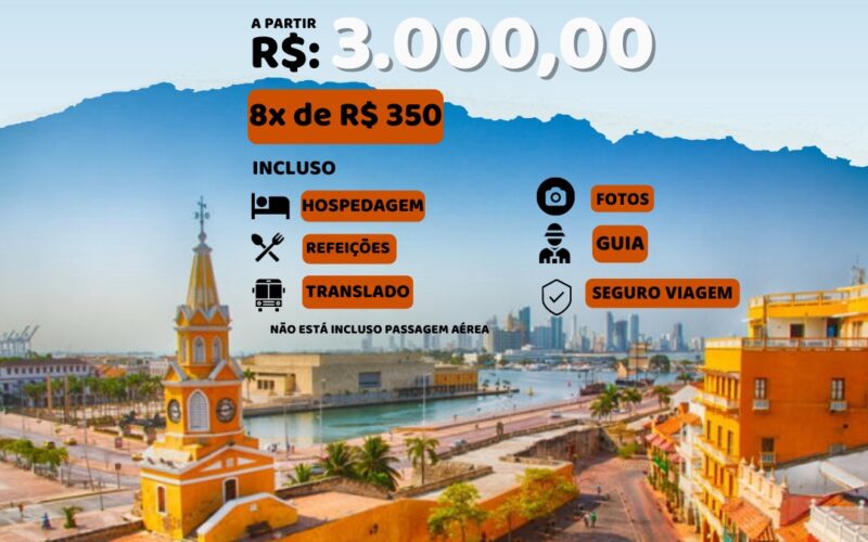 Passeio Internacional Cartagena das Índias