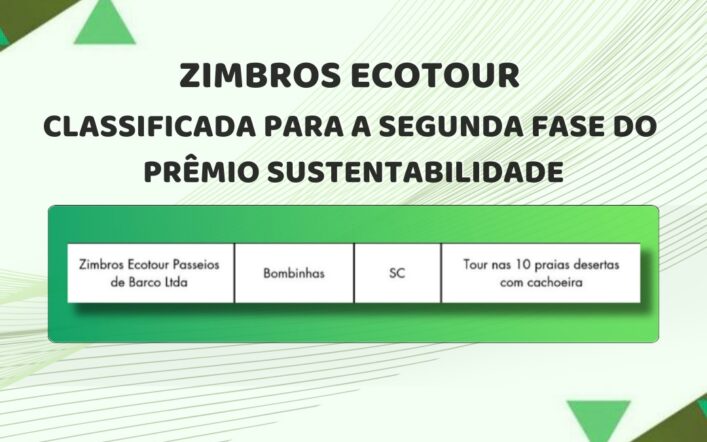 Semifinalistas do Prêmio BRAZTOA de Sustentabilidade