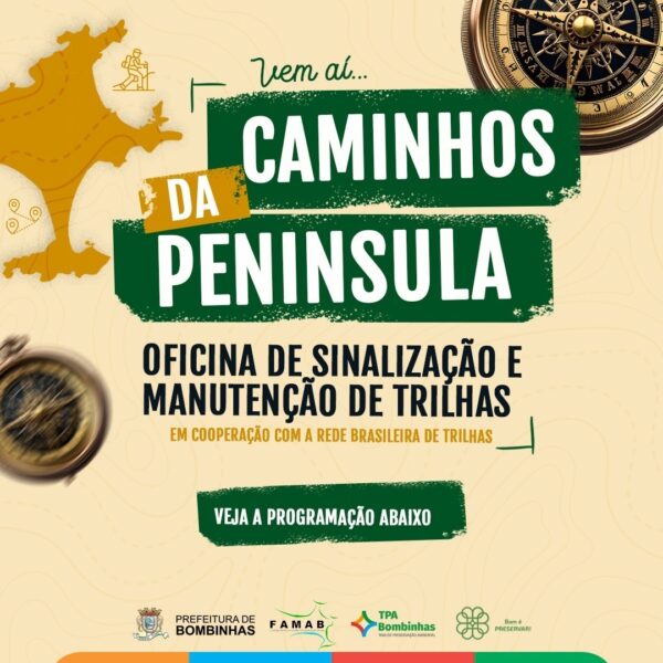 Oficina de sinalização e manutenção de trilhas