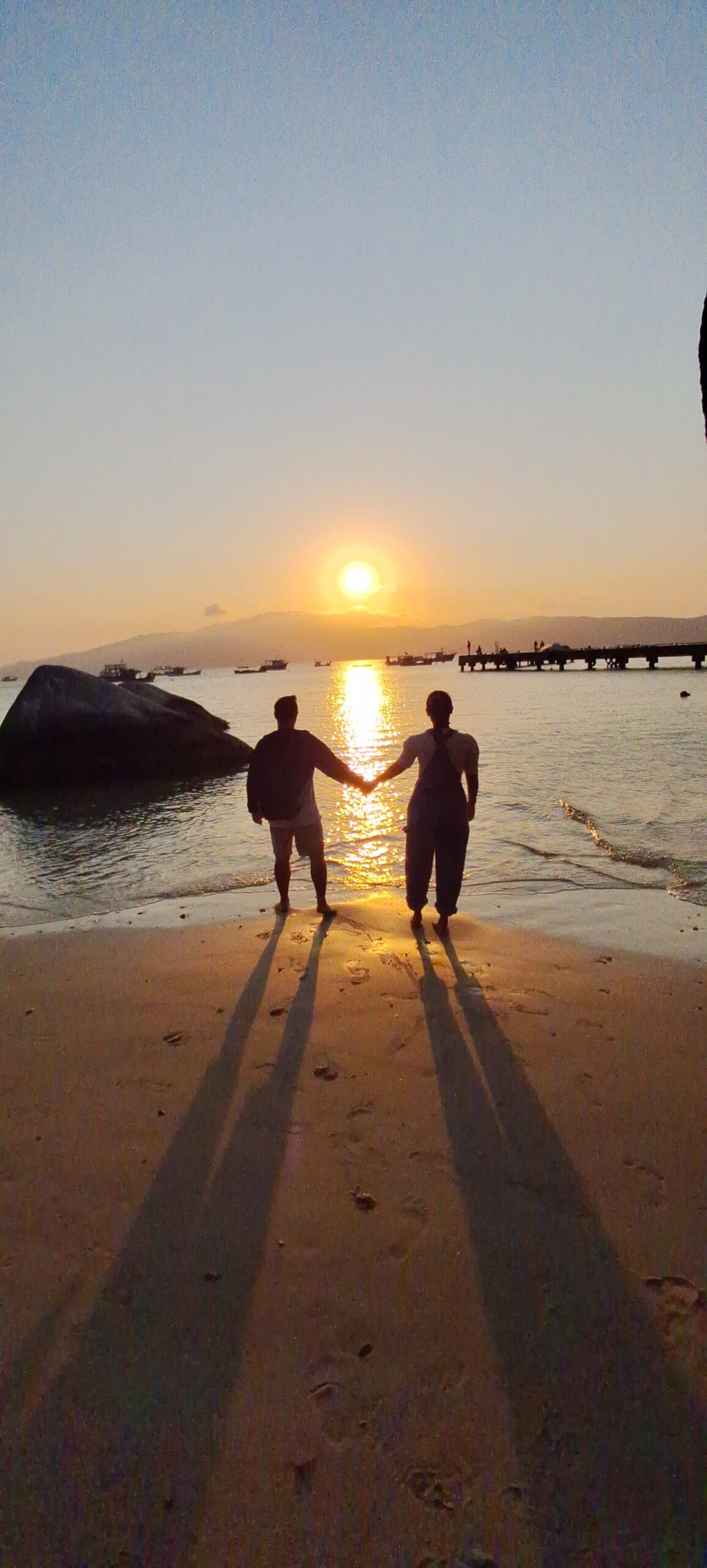 Memórias douradas no pôr do sol da Pedra da Fenda!