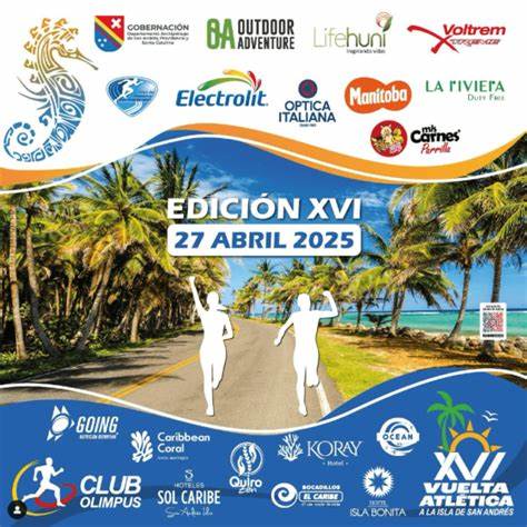 Hoje dia 27/04 a Zimbros Ecotour irá participar da Corrida na Isla de San Andrés